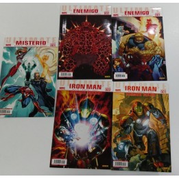 Pack Marvel ENemigo 1 y 2 Iron Man 1 y 2 y Misterio 1 (Segunda Mano)