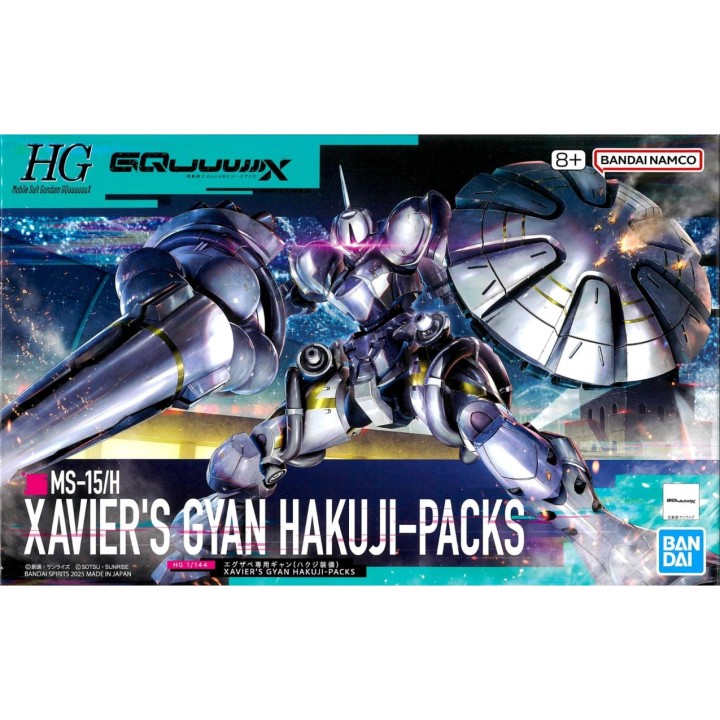HG GQuuuuuuX Xaviers Gyan Hakuji Packs