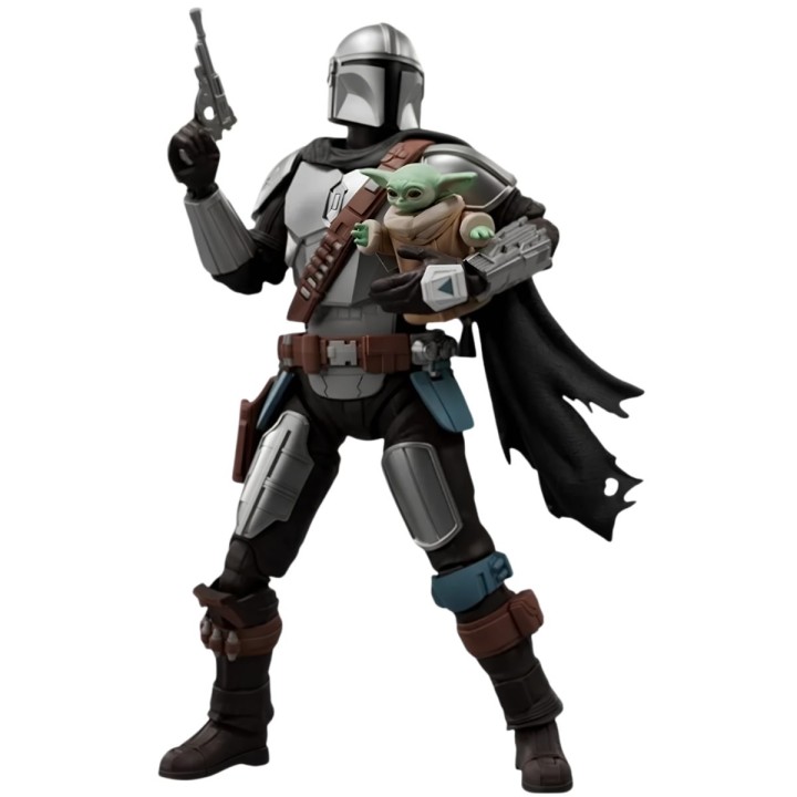 Din Djarin y Grogu Star Wars The Mandalorian and Grogu Champion Class Blokees