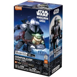 Din Djarin y Grogu Star Wars The Mandalorian and Grogu Champion Class Blokees
