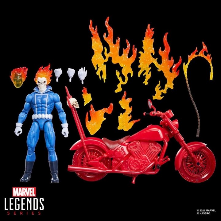 Ghost Rider con Moto Marvel Legends Series