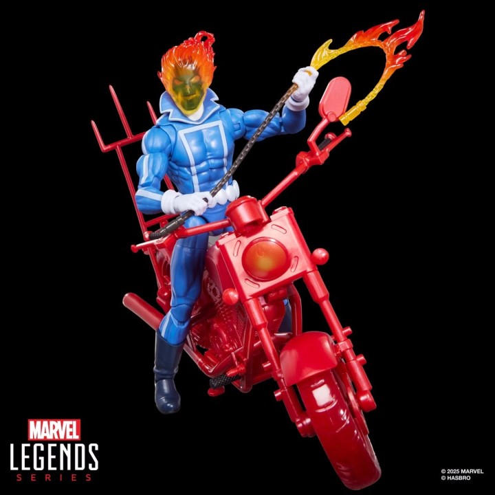Ghost Rider con Moto Marvel Legends Series