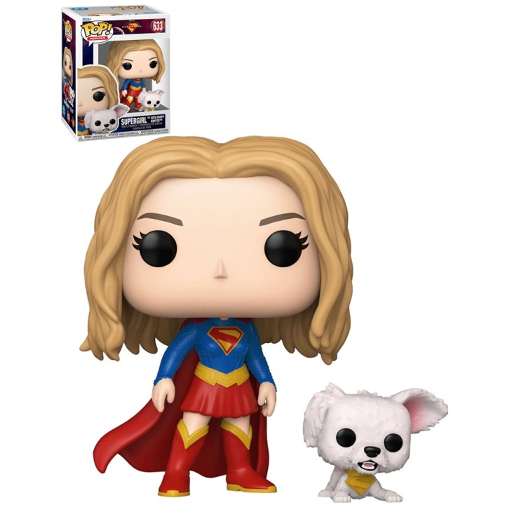 Funko Pop Supergirl with Puppy Kripto 633 Supergirl