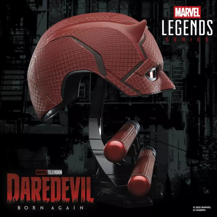 Casco Mascara y Baston Daredevil Born Again Marvel Legends