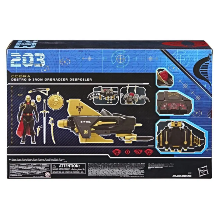 Destro & Iron Grenadier Despoiler Cobra Iron Grenadiers GiJoe Classified Series
