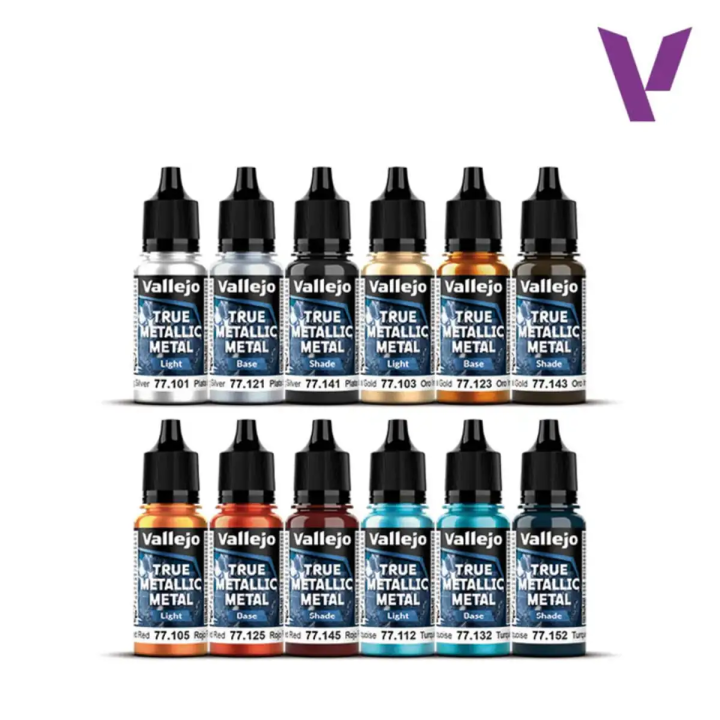True Metallic Metal Starter Set Vallejo