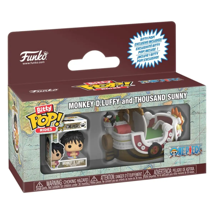 Bitty Pop Monkey D Luffy and Thousand Sunny One Piece