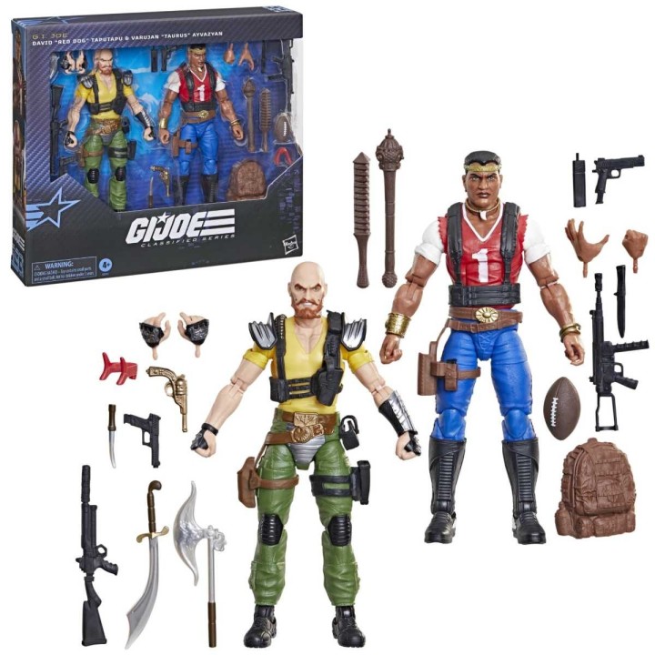 David ( Red Dog ) Taputaou & Varujan ( Taurus ) Ayvazyan G.I. JOE Classified Series
