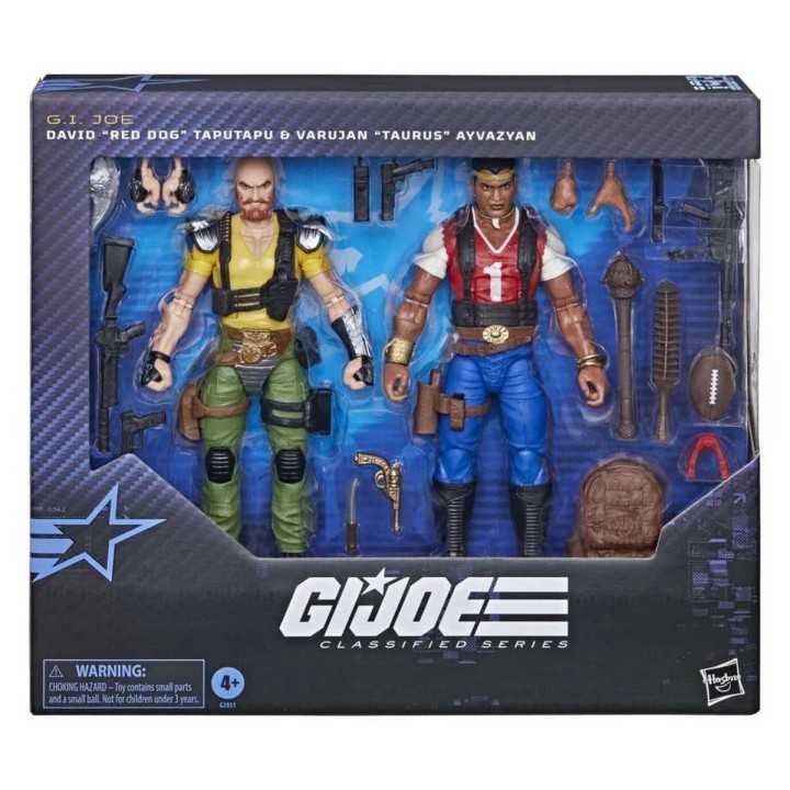 David ( Red Dog ) Taputaou & Varujan ( Taurus ) Ayvazyan G.I. JOE Classified Series