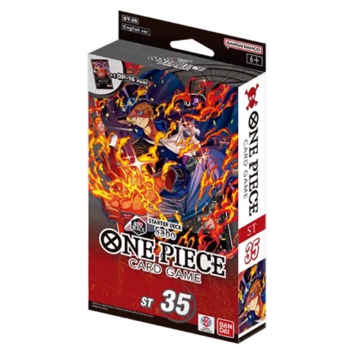 Starter Deck Red Black Sabo One Piece Card Game ST35
