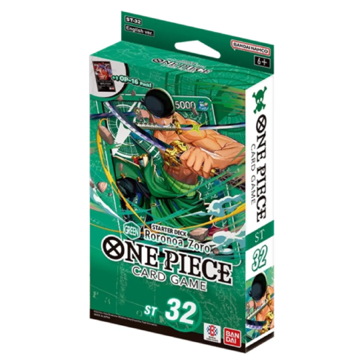 Starter Deck Green Roronoa Zoro One Piece Card Game ST32