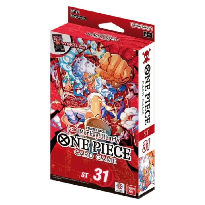 Starter Deck Red Monkey D Luffy One Piece Card Game ST31