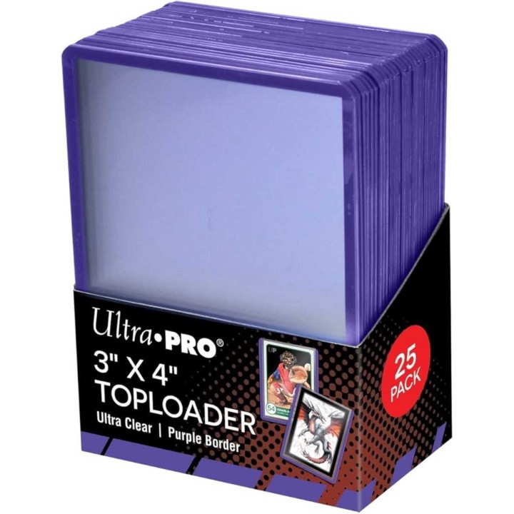 Toploader 3" x 4" Purple Border Ultra Pro