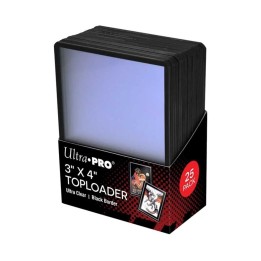 Toploader 3" x 4" Black Border Ultra Pro