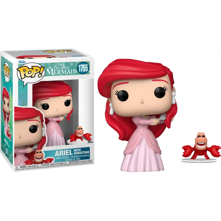 Funko Pop Ariel with Sebastian 1755 The Little Mermaid Disney