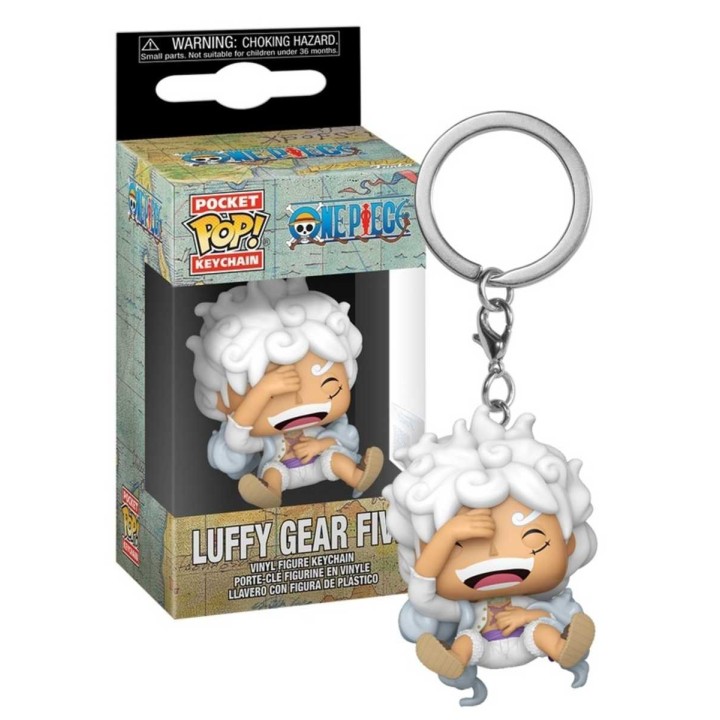 Pocket Pop Keychain Luffy Gear Five One Piece
