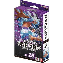 Starter Deck Purple Black Monkey D Luffy One Piece Card Game ST26