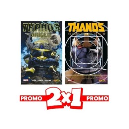 Pack 2x1 Thanos El Conflicto del Infinito y Thanos Origen
