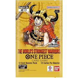 Booster Pack The World s Strongest Warriors One Piece Card Game OP17 (English)