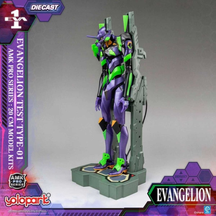 Eva 01 Test Type Neon Genesis Evangelion Maqueta AMK Pro Series