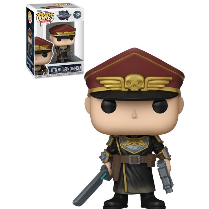 Funko Pop Astra Militarum Comissar 1289 Total War Warhammer 40000