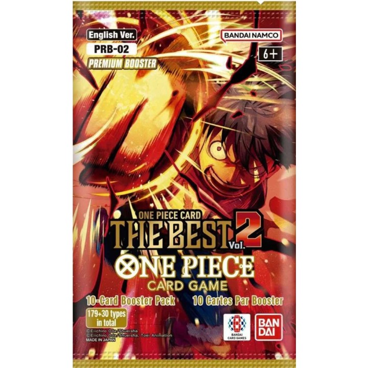 Booster Pack One Piece The Best Vol 02 One Piece Card Game (Japanese)