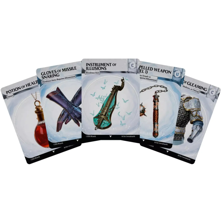 Reference Cards Common and Uncommon Dungeons & Dragons (Inglés)