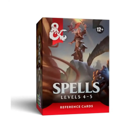 Reference Cards Spells Levels 4 - 5 Dungeons & Dragons (Inglés)