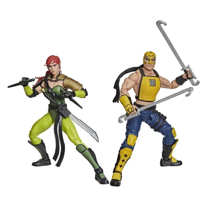 Pack de 2 Figuras Ninja Force Scarlett & T'Jbang GIJoe Classified Series