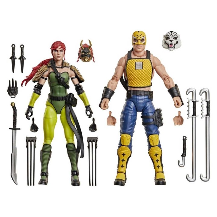 Pack de 2 Figuras Ninja Force Scarlett & T'Jbang GIJoe Classified Series