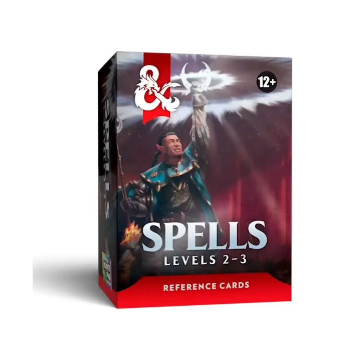 Reference Cards Spells Levels 2 - 3 Dungeons & Dragons (Inglés)