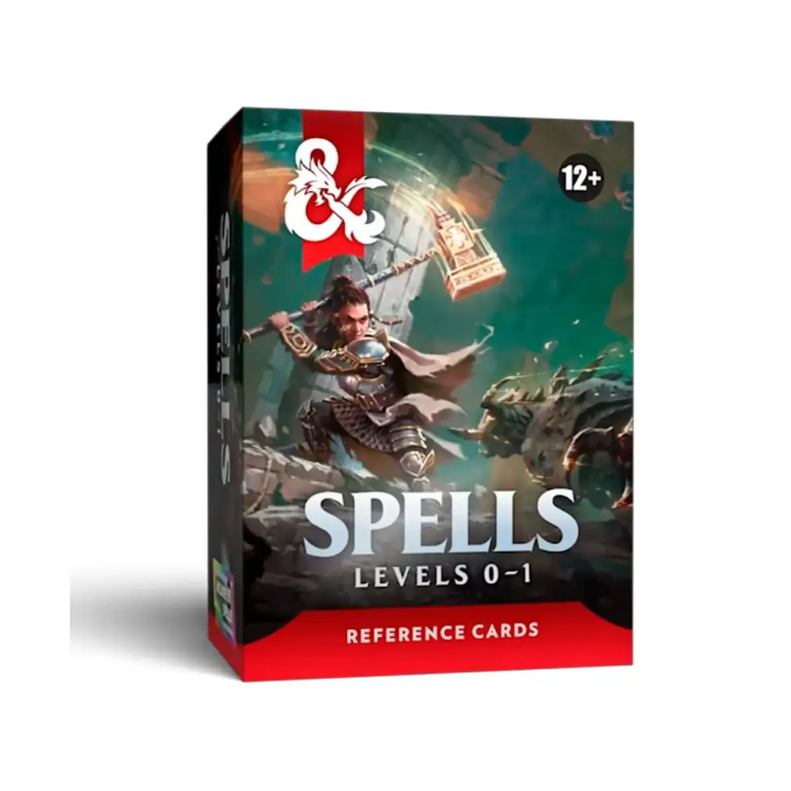 Reference Cards Spells Levels 0 - 1 Dungeons & Dragons (Inglés)