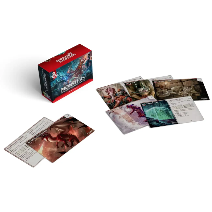 Reference Cards Monsters Fearsome and Ferocious CR 0 - 5 Dungeons & Dragons (Inglés)