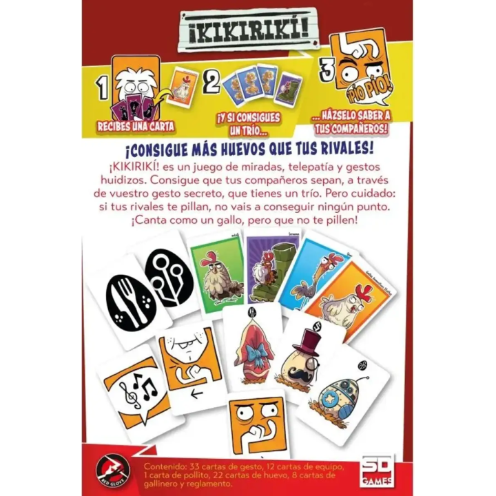 Kikiriki Juego de Cartas