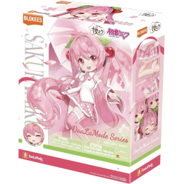 Kit de montaje de Sakura Miku con 72 piezas, tres rostros, cuatro pares de manos y accesorios temáticos de primavera.