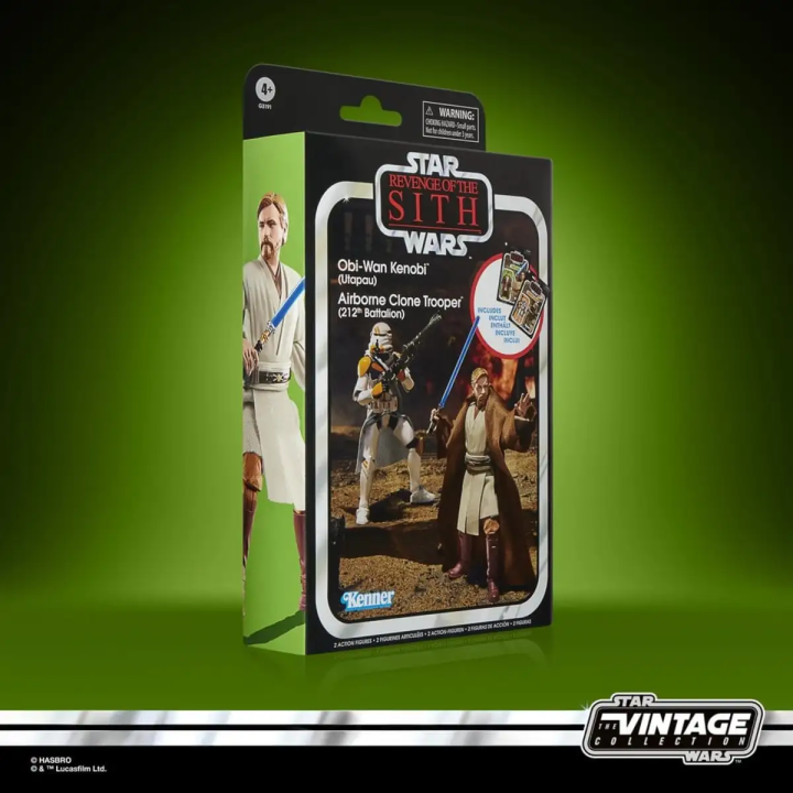 Obi Wan Kenobi (Utapau) - Airborne Clone Trooper (212 Battalion) Star Wars Revenge of the Sith Star Wars The Vintage Collection