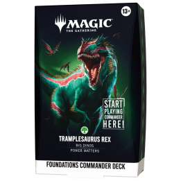 Tramplesaurus Rex Foundations Commander Deck Magic The Gathering (Inglés)