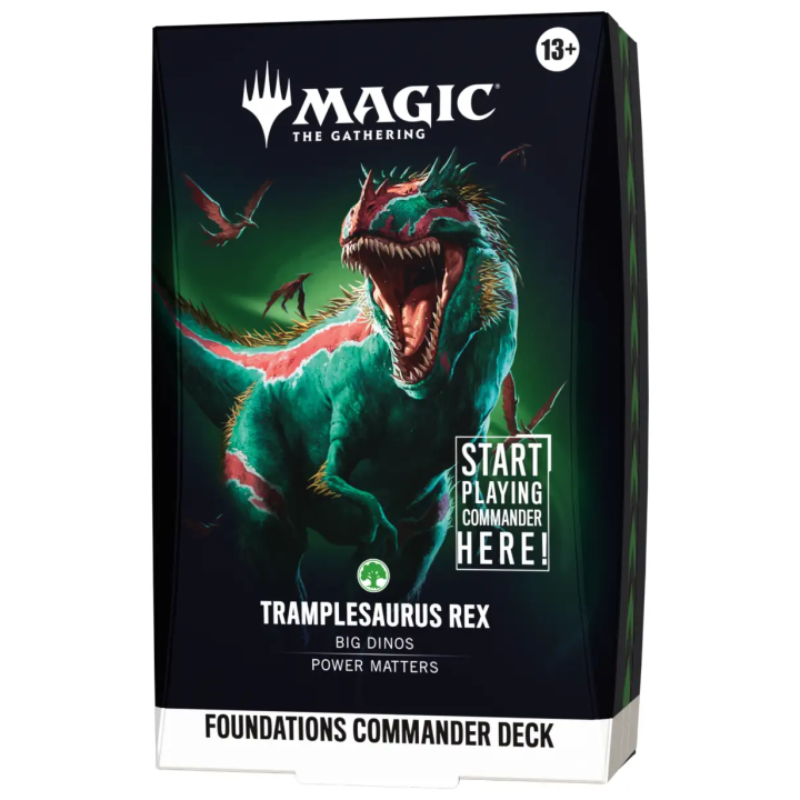 Foundations Commander Deck Tramplesaurus Rex
