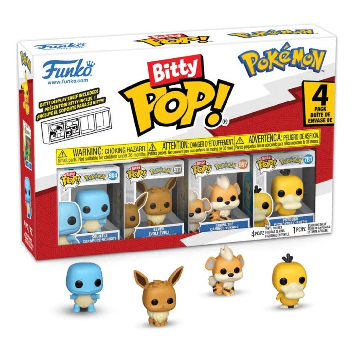 Bitty Pop 4 Pack Pokémon