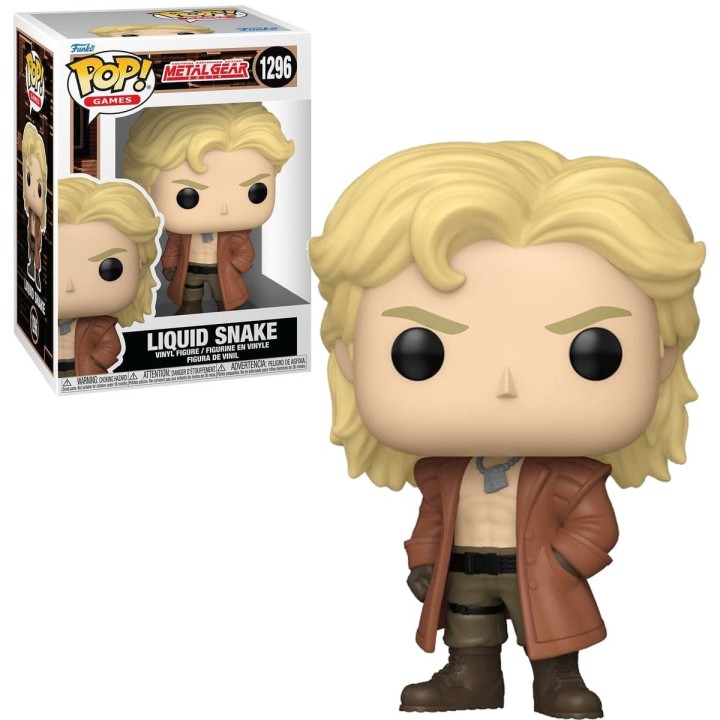 Funko Pop Liquid Snake 1296 Metal Gear Solid