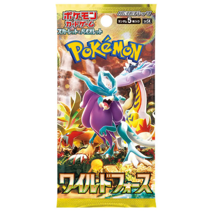 Sobre Scarlet and Violet Wild Force Booster Pokémon TCG (Japonés)