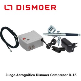 Juego Aerografico Dismoer Compresor D15