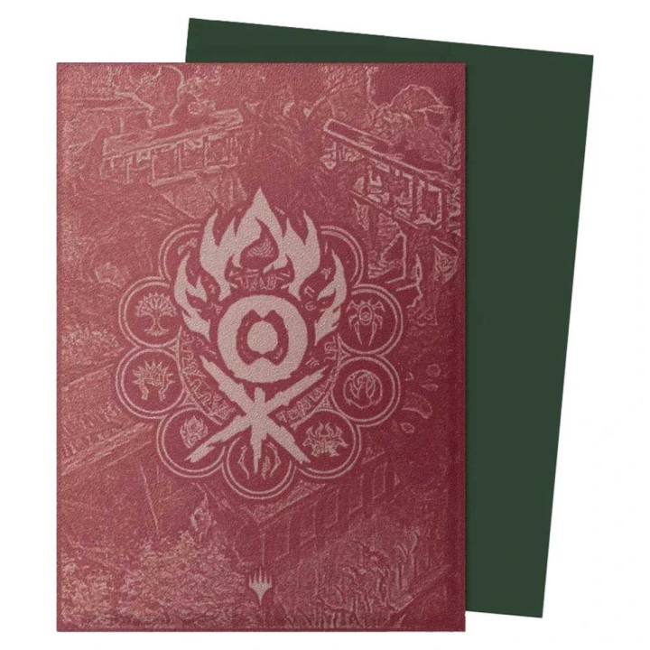 Gruul Clans Guildpact Series Matte Dual Art 100 Sleeves Dragon Shield