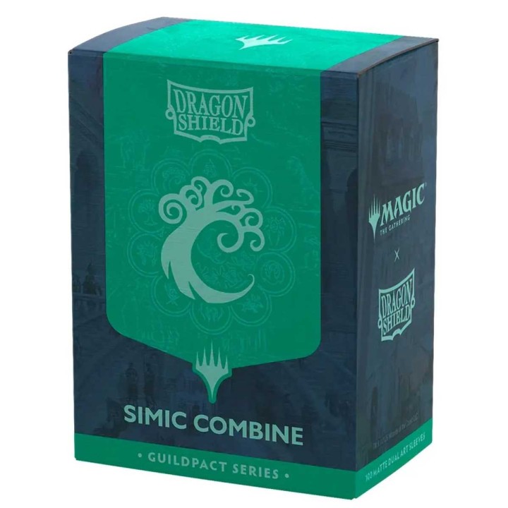Simic Combine Guildpact Series Matte Dual Art 100 Sleeves Dragon Shield