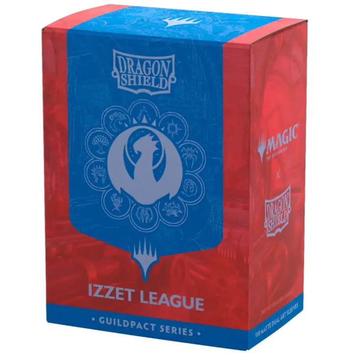 Izzet League Guildpact Series Matte Dual Art 100 Sleeves Dragon Shield