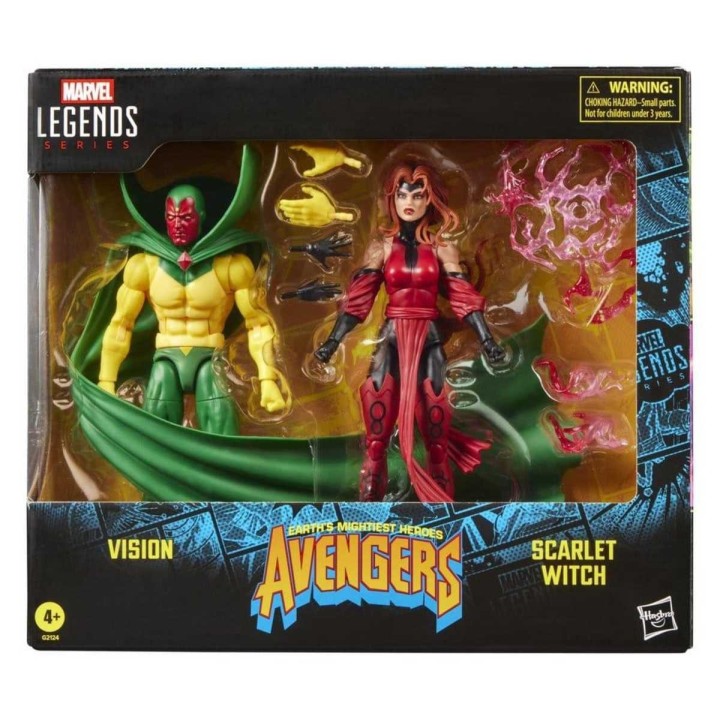 Pack de 2 Figuras Vision y Scarlet Witch Avengers Marvel Legends Series