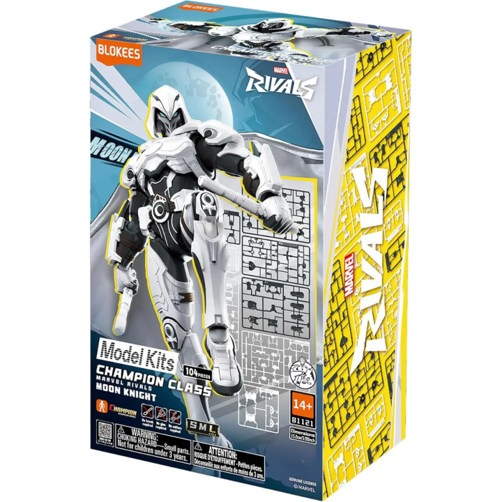 Moon Knight Marvel Rivals Champion Class Model Kit Blokees
