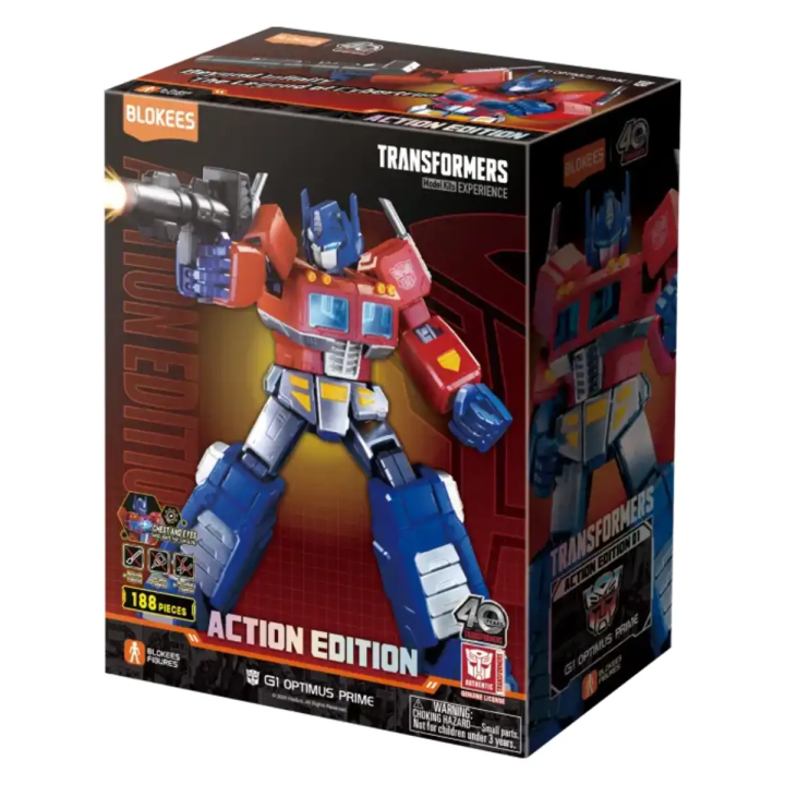 G1 Optimus Prime Action Edition Blokees Model Kit