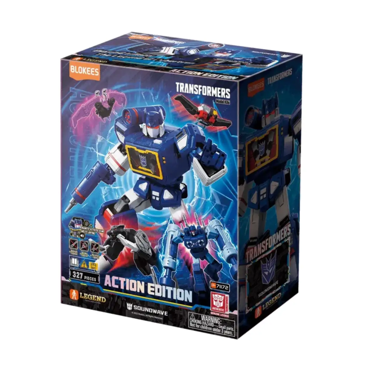 Soundwave Action Edition Transformers Blokess Model Kit