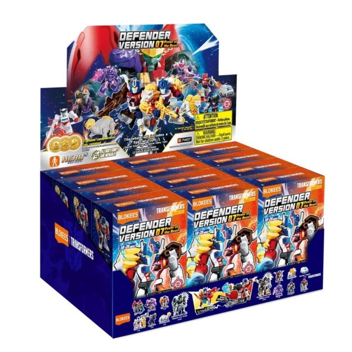 Caja Transformers Power of the Beast Defender Version 07 Blokees